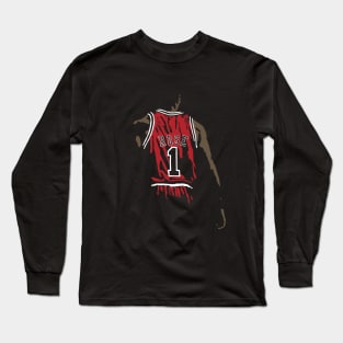 Derrick Rose Silhouette Long Sleeve T-Shirt